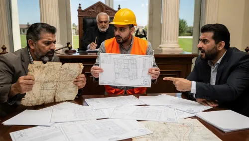 دعاوی ثبتی و اختلافات مرزی